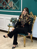 کت و شلوار زنانه مجلسی جواهردوزی افروز