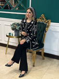 کت و شلوار مجلسی زنانه جواهردوزی گندم