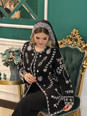 کت و شلوار مجلسی زنانه جواهردوزی گندم