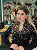 اورال زنانه مجلسی جواهردوزی مانلی
