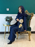 کت و شلوار زنانه اپلیکه و جواهردوزی ترنم