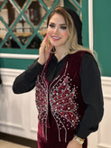 جلیقه و شلوار زنانه مجلسی جواهردوزی اریسا