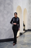کت و شلوار زنانه جواهردوزی هلما