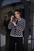 کت و شلوار زنانه جواهردوزی ناریکا