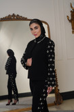 کت و شلوار مجلسی زنانه جواهردوزی شهزاد