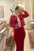 کت و شلوار زنانه جواهردوزی آرمیلا