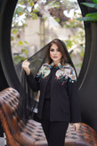 کت و شلوار زنانه مجلسی جواهردوزی پرنده