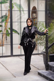 کت و شلوار زنانه مجلسی جواهردوزی حلما