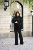 کت و شلوار زنانه مجلسی جواهردوزی غزل