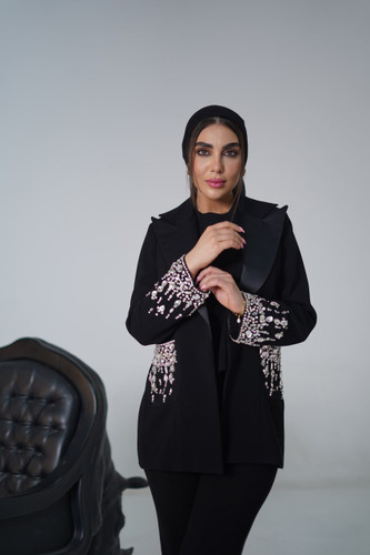 کت زنانه مجلسی جواهردوزی هلما