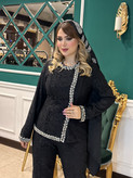 کت و شلوار زنانهمجلسی دانتل جواهردوزی آرالیا