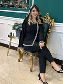 کت و شلوار زنانهمجلسی دانتل جواهردوزی آرالیا
