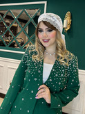کت و شلوار زنانه مجلسی جواهردوزی بنیا
