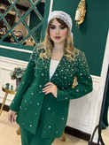 کت و شلوار زنانه مجلسی جواهردوزی بنیا