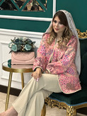 کت و شلوار و تاپ زنانه مجلسی جواهر دوزی رستا