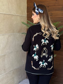 کت اسپرت زنانه گلدوزی مهند