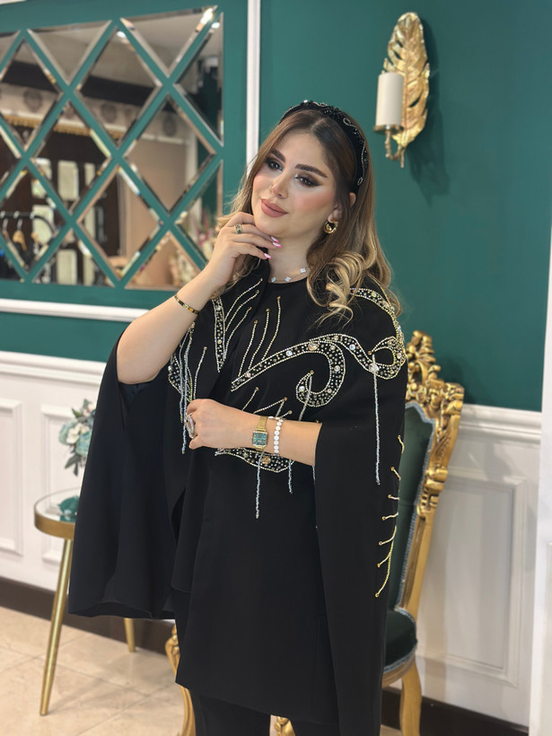 شنل مجلسی جواهردوزی زنانه دلسا
