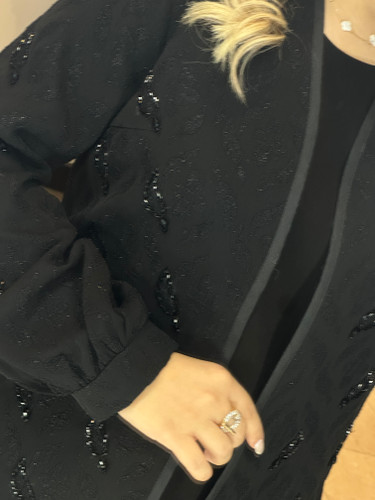کت ژاکارد جواهردوزی زنانه