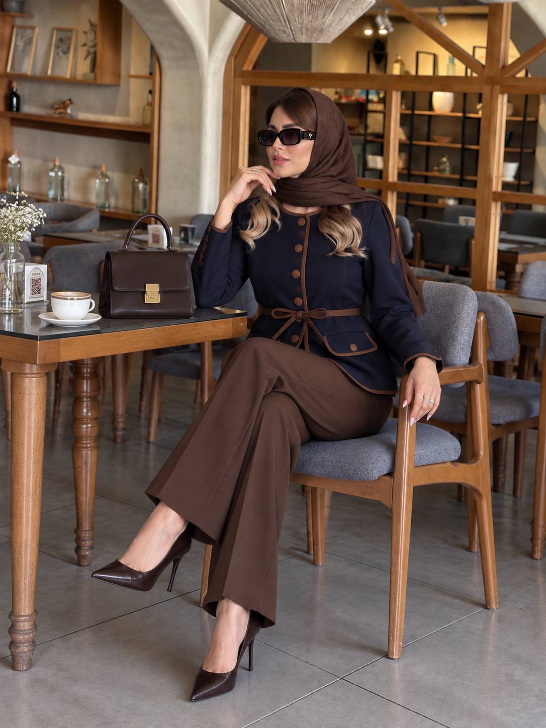 ست کت و شلوار پاییزه زنانه aysel